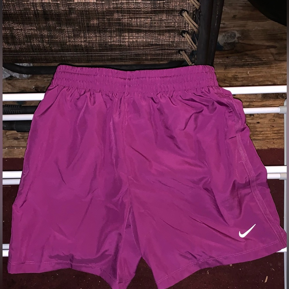 Nike Magenta Sports Shorts